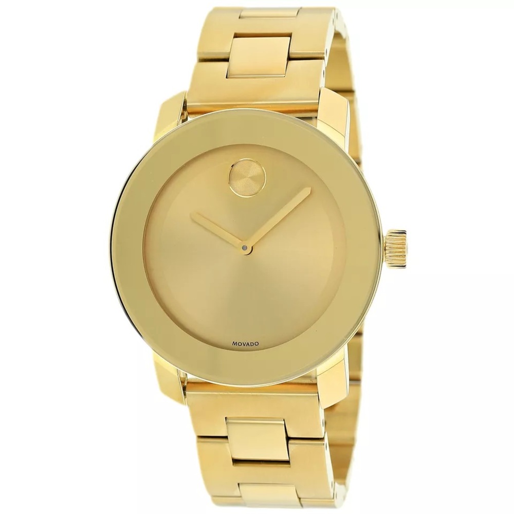 Movado Bold Gold Yellow Watch
